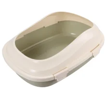 Туалет під наповнювач AnimAll P 1121 для дорослих котів, 46×33×16 см, оливковий