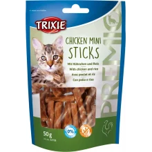 Ласощі Trixie палички з куркою і рисом, для котів, 50 г