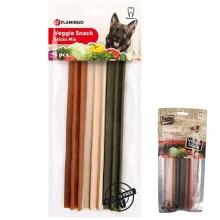 Ласощі Flamingo Veggie Rod Mix для собак, без глютену, 18 см