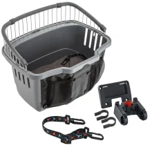 Переноска Ferplast Carrier Atlas 20 Rapid для кріплення на велосипед, для собак, сіра, 47×35.5×34.5 см