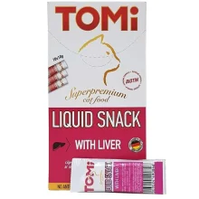 Ласощі Tomi Liquid Snack Liver & Biotin рідке, печінку з біотином, для котів, 10 г (ціна за 1 стик)