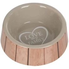 Миска Flamingo Shabby Chic Bowl Heart для собак, кераміка, 400 мл