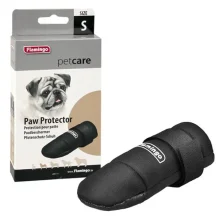 Захисне взуття Flamingo Paw Protector для порід мопс, такса, пудель, розмір S, чорна