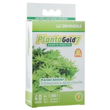 Стимулятор росту Dennerle PlantaGold 7 для всіх акваріумних рослин в капсулах, 40 шт.