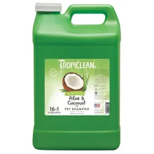 Шампунь TropiClean Aloe & Coconut Pet "Алое і кокос" для собак і котів, 9,5 л