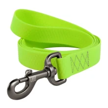 Повідець Waudog Waterproof для собак, водостійкий, 15 мм, 183 см, салатовий