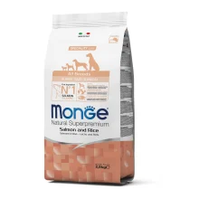Сухий корм MONGE DOG All breeds Puppy & Junior лосось з рисом, 2.5 кг