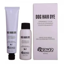 Фарба і окислювач для тварин Opawz Dog Hair Dye Super Black 2х60мл