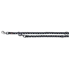 Повідець-перестібка Trixie Cavo Reflect Adjustable Lead для собак, світловідбиваючий, розмір L-XL, 2 м/18 мм, чорний