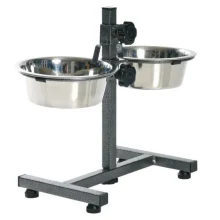Стійка з мисками Trixie для собак, метал, 0,75л