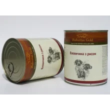 Вологий корм Hubertus Gold для собак, яловичина з рисом, 800 г