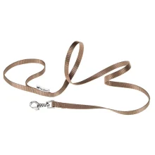 Нейлоновий поводок Ferplast Club G10 / 120 Brown для собак, коричневий, 10 мм, 120 см