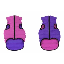 Двостороння куртка AiryVest XS30 для собак, рожево-фіолетова