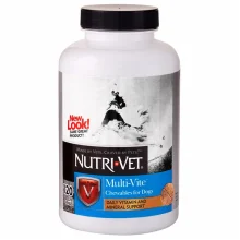 Жувальні таблетки мультивітаміни Nutri-Vet Multi-Vite для собак, 120 табл