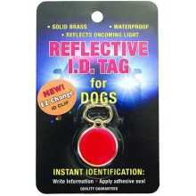 Брелок з адресніком Coastal ID Tag, для собак, червоний