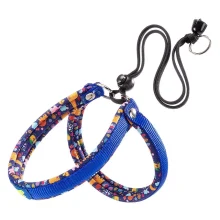 Ferplast Agila Fantasy 3 Blue ергономічна шлейки для собак з м'якою підкладкою і еластичним шнуром, 42x50 см