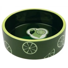 Миска Trixie Fresh Fruits для собак, кераміка, лимон, 0,8 л / 16 см