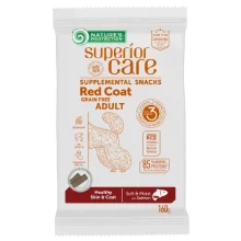 Беззернові ласощі Nature's Protection Superior Care Red Coat Healthy Skin&Coat для дорослих собак, оселедець, 160 г