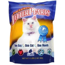 Наповнювач Litter Pearls TrackLess для туалетів, кварцовий, для котів, 9.07 кг