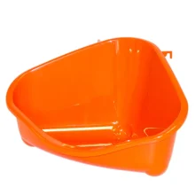 Туалет Moderna Pet`s Corner Medium для гризунів кутовий, помаранчевий, 35 х 24 х 19 см