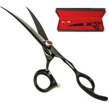 Ножиці Davis Majutsu Titanium Curved вигнуті, для стрижки собак, 10 ", 25.4 см