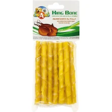 Ласощі жилаве Croci King Bone для собак, кручений стик, 10 см, 10 г, 20 шт / уп