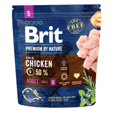 Сухий корм Brit Premium Dog Adult S, для собак малих порід, 1 кг