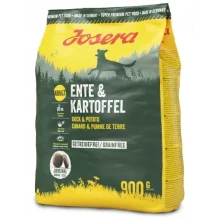 Сухий корм Josera Adult Grainfree Ente &amp; Kartoffel беззерновой для дорослих собак, з м'ясом качки, 900 г