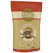 Сухий корм Araton Adult With Salmon для котів вагою від 1 до 8 кг, 1.5 кг