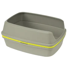 Туалет Moderna Lift To Sift Large з бортиком для котів, сірий, 57,5 ​​х 44 х 27 см