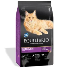 Сухий корм Equilibrio Cat для котів з проблемною шкірою і чутливим травленням, 1.5 кг