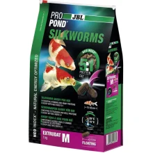 Ласощі в формі шовкопрядів JBL ProPond Silkworms для вряди, 1 кг