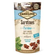 Ласощі Carnilove Cat Semi Moist Snack, для кішок, сардина, петрушка, 50 г