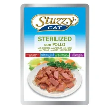 Вологий корм Stuzzy Cat Sterilized Chicken з куркою, в соусі для стерилізованих котів, пауч, 100 г