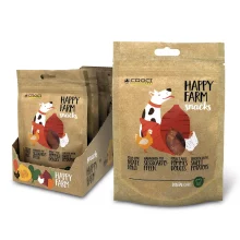 Ласощі м'ясне Croci Happy Farm, для собак, картопля з куркою, 80 г, 12 пач / уп, ціна за 1 пачку