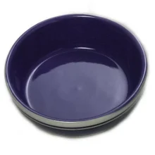 Миска Flamingo Ceramic Blue-Grey сіро-блакитна, для собак і котів, кераміка, 200 мл