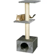 Кігтеточки Flamingo Smaragd Grey ігровий комплекс для котів, 2 рівня, сірий, 103×35×42 см
