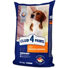 Сухий корм Клуб 4 Лапи Adult Medium Breeds Premium для дорослих собак середніх порід від 11 до 25 кг, 14 кг