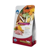 Низькозерновий сухий корм Farmina N&amp;D Tropical Selection, для дорослих стерилізованих котів, з куркою та тропічними фруктами, 1.5 кг
