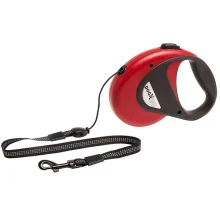 Поводок-рулетка Flamingo Dogx2Go Cord для собак до 12 кг, зелений, розмір S, 5 м