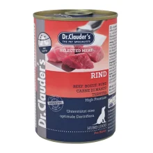 Вологий корм Dr.Clauder’s Selected Meat Beef для собак, яловичина, 400 г