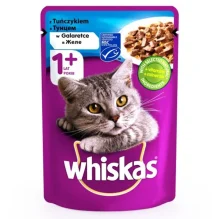 Вологий корм Whiskas для котів, з тунцем в желе, 100 г