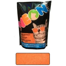 Наповнювач Neon Litter Clump грудкує, кварцовий, неоновий, помаранчевий, 1.81 кг