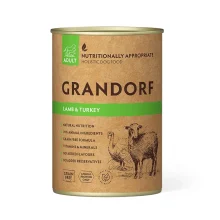 Вологий корм Grandorf Lamb & Turkey для дорослих собак, з ягнятком та індичкою, 400 г