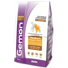 Сухий корм GEMON DOG Medium Puppy & Junior курка з рисом 3 кг