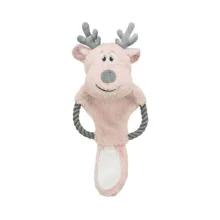 Іграшка Trixie Christmas Reindeer Rope, для собак, з канатом, 47 см