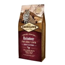 Сухий корм Carnilove Cat Energy & Outdoor, для кішок, північний олень, 6 кг