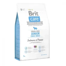 Сухий корм Brit Care GF Junior Large Breed Salmon & Potato, для цуценят гігантських порід, 3 кг
