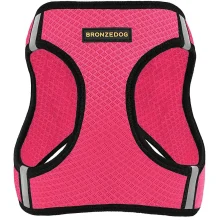 Шлея BronzeDog Mesh Vest для собак, сітчастий нейлон, рожевий, 42-47 см