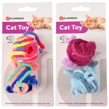 Іграшка Flamingo Woolen Balls вовняні м'ячі, для кішок, 4.5 см